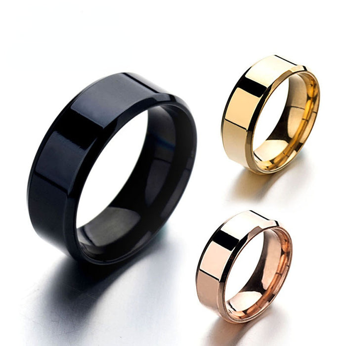 Wholesale Titanium Steel Rings Stainless Steel Rings JDC-RS-RXSFL017