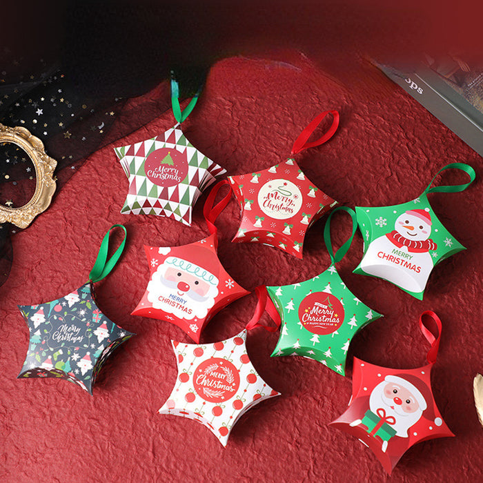 Bolsas de regalo al por mayor Caja de envasado de dulces Creative Christmas Moq≥10 JDC-GB-Mengz002