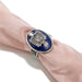 Bulk Jewelry Damon Punk Alloy Natural Lapis Lazuli Ring JDC-RS-c007 Wholesale factory from China YIWU China