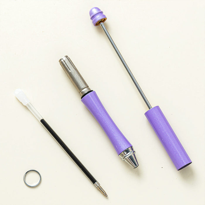 Wholesale Metal DIY Beaded Ballpoint Pens JDC-BP-HongD012
