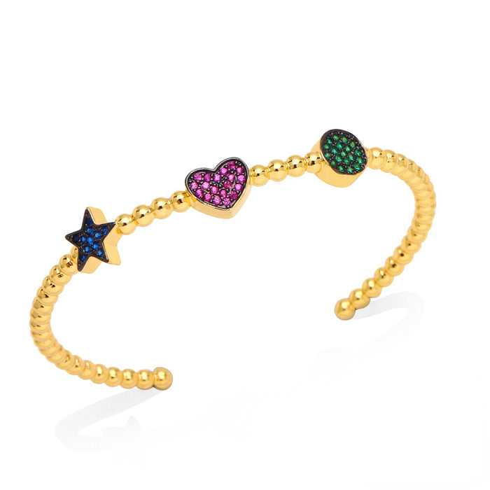 Wholesale personality exaggerated bracelet light luxury simple jewelry JDC-BT-AS155