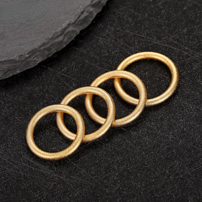 Wholesale Copper Gold Plated Rings JDC-RS-QLX037