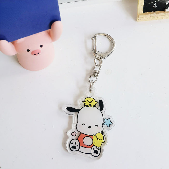 Wholesale Keychain Acrylic Cute Cartoon Pendant MOQ≥2 (S) JDC-KC-ChuangYin010