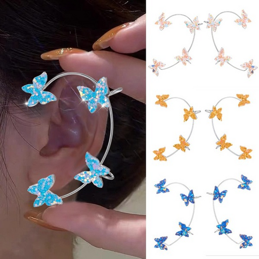 Jewelry WholesaleWholesale Copper Blue Butterfly Earrings JDC-ES-GM001 Earrings 冈麦 %variant_option1% %variant_option2% %variant_option3%  Factory Price JoyasDeChina Joyas De China