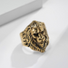 Jewelry WholesaleWholesale titanium lion head ring JDC-RS-QianF020 Rings 千风 %variant_option1% %variant_option2% %variant_option3%  Factory Price JoyasDeChina Joyas De China