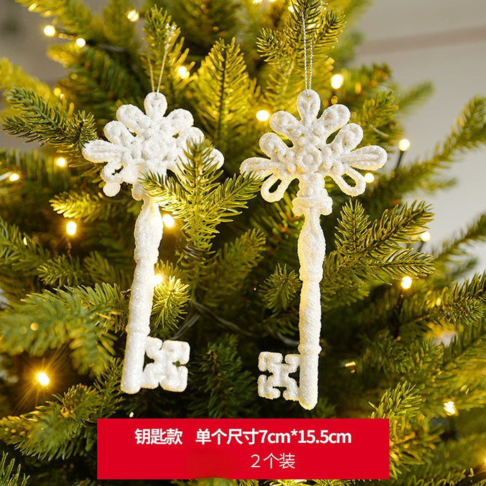Decoración de Navidad al por mayor dibujos animados de árboles de navidad colgante jdc-dcn-qingm002