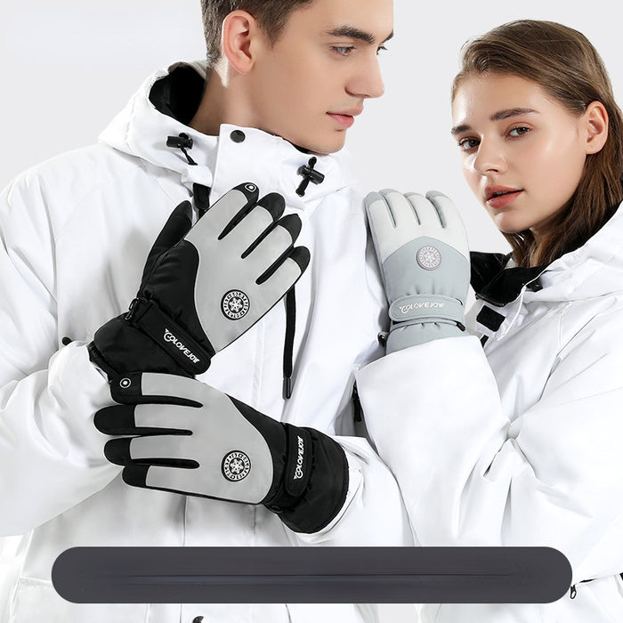 Wholesale Gloves Waterproof Winter Outdoor Velvet Touch Screen Gloves MOQ≥2 JDC-GS-GuD009