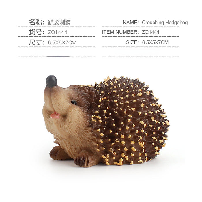 Wholesale Ornament Hedgehog Model PVC JDC-OS-BoLing001