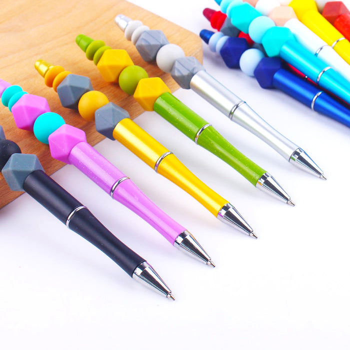 Bolígrafos para cuentas de cuentas de silicona hechas a mano al por mayor JDC-BP-Guangtian007