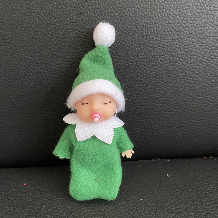Wholesale Toys Christmas Mini Christmas Doll Vinyl Doll Toys MOQ≥10 JDC-FT-ZhiT002