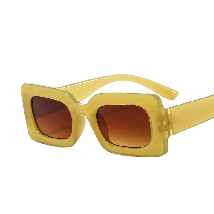 Wholesale Sunglasses AC Square Jelly Color MOQ≥2 JDC-SG-XiA031