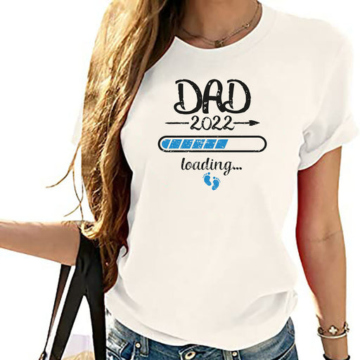Jewelry WholesaleWholesale Father's Day DAD Printed Round Neck Cotton T-Shirts for Men and Women JDC-TS-WeiZ001 T-Shirt 维真 %variant_option1% %variant_option2% %variant_option3%  Factory Price JoyasDeChina Joyas De China