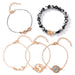 Bulk Jewelry Five-piece set beaded bracelet wholesale JDC-BT-a002 Wholesale factory from China YIWU China