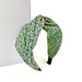 Floral headband VIP-HB- XY001 Headband JoyasDeChina Green [broken flower cross hair hoop] Wholesale Jewelry JoyasDeChina Joyas De China