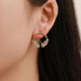 Bulk Jewelry Geometric leaf earrings wholesale JDC-ES-a010 Wholesale factory from China YIWU China