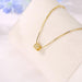 Bulk Jewelry gold diamond bullet necklace Wholesale JDC-NE-d003 Wholesale factory from China YIWU China