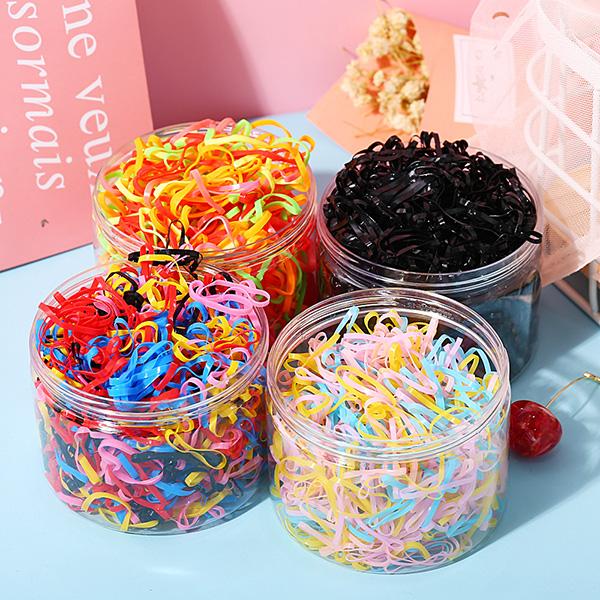 Bulk Jewelry Hair tie black color small rubber band wholesale DJC-HS-f047 Wholesale factory from China YIWU China