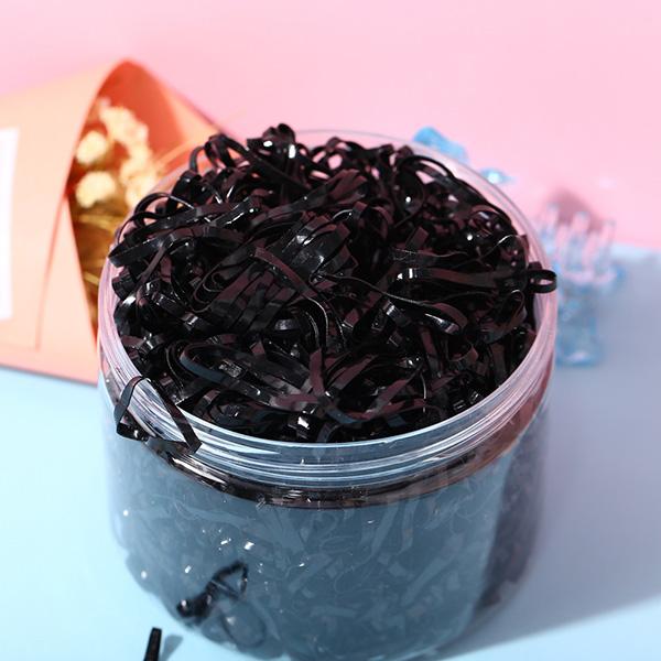 Bulk Jewelry Hair tie black color small rubber band wholesale DJC-HS-f047 Wholesale factory from China YIWU China