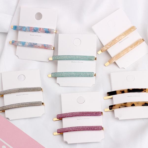 Bulk Jewelry Hairpin Acetate Plate Hairpin Clip wholesale JDC-HC-h021 Wholesale factory from China YIWU China