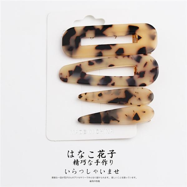 Bulk Jewelry Leopard print side clip set hairpin wholesale JDC-HC-h007 Wholesale factory from China YIWU China