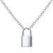 Bulk Jewelry Lock metal pendant necklace wholesale JDC-NE-f032 Wholesale factory from China YIWU China