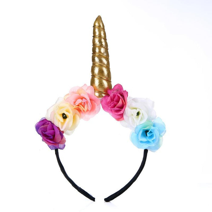 Bulk Jewelry Manufacturers wholesale children's unicorn party headband party headdress  JDC-HD-m002 Wholesale factory from China YIWU China