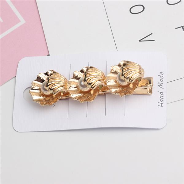 Bulk Jewelry Metal pearl shell alloy hairpin wholesale JDC-HC-h001 Wholesale factory from China YIWU China
