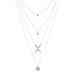 Bulk Jewelry Moon Round Ball Plating Alloy Necklaces wholesale JDC-NE-b024 Wholesale factory from China YIWU China