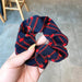 Bulk Jewelry Plaid retro does not hurt the hair tie JDC-HS-h012 Wholesale factory from China YIWU China