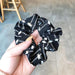Bulk Jewelry Plaid retro does not hurt the hair tie JDC-HS-h012 Wholesale factory from China YIWU China