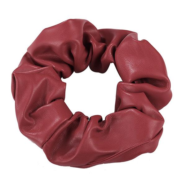 Bulk Jewelry Pure Color Leather Retro Hair Tie Wholesale DJC-HS-f049 Wholesale factory from China YIWU China