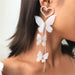 Romantic temperament love pearl Butterfly Earrings wholesale JDC-ES-e002 earrings JoyasDeChina Wholesale Jewelry JoyasDeChina Joyas De China
