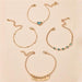 Bulk Jewelry Set of 4 Diamond Butterfly Bracelets wholesale JDC-BT-c003 Wholesale factory from China YIWU China