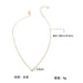 Simple Metal Alloy Heart Necklace wholesale JDC-NE-b011 necklace JoyasDeChina Wholesale Jewelry JoyasDeChina Joyas De China