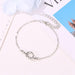 Bulk Jewelry Simple metal knotted anklet wholesale DJC-AS-d004 Wholesale factory from China YIWU China