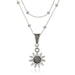 Bulk Jewelry Sunflower flower pendant necklace wholesale JDC-NE-c007 Wholesale factory from China YIWU China