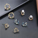 Bulk Jewelry Sweet Color Garland Ring Stud Earrings wholesale JDC-ES-b036 Wholesale factory from China YIWU China