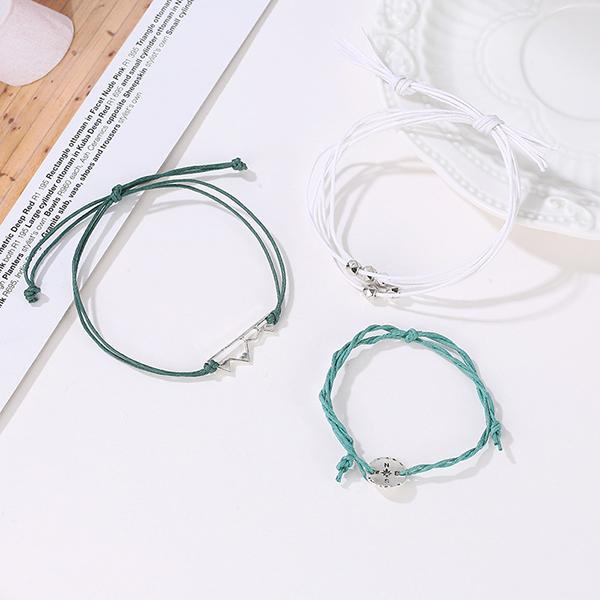 Bulk Jewelry Three-piece braided bracelet wholesale JDC-BT-a010 Wholesale factory from China YIWU China