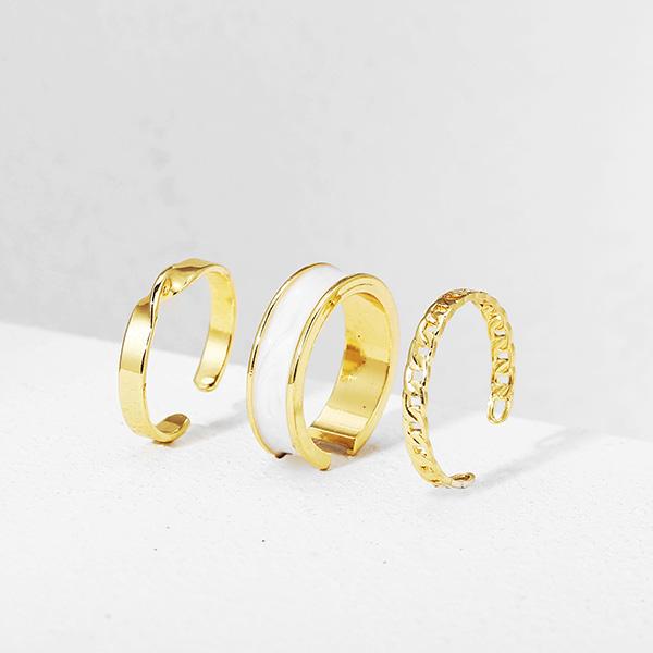 Bulk Jewelry Three-piece ring wholesale DJC-RS-f063 Wholesale factory from China YIWU China