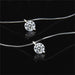 Bulk Jewelry Transparent Zircon Mermaid Tears Fish Bone Pendant Necklace JDC-NE-b003 Wholesale factory from China YIWU China