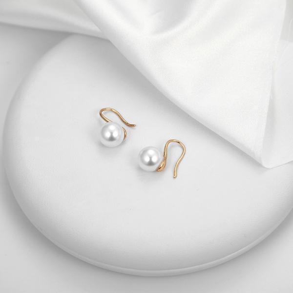 Trendy High Heels Pearl Earrings JDC-ES-b011 earrings JoyasDeChina Gold Wholesale Jewelry JoyasDeChina Joyas De China