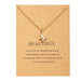 Vintage letter paper card butterfly alloy necklace wholesale JDC-NE-f027 necklace JoyasDeChina Wholesale Jewelry JoyasDeChina Joyas De China