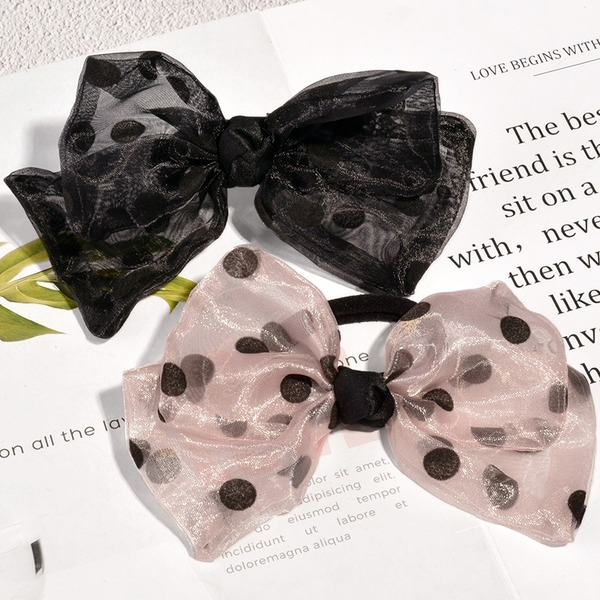 Bulk Jewelry Wave bow Hair Scrunchies JDC-HS-K040 Wholesale factory from China YIWU China