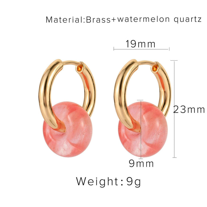 Wholesale 14K Gold Plated Pearl Earrings JDC-ES-JD340 Earrings 杰鼎 9 Wholesale Jewelry JoyasDeChina Joyas De China