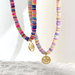 Wholesale 14K gold-plated soft pottery necklace JDC-NE-Linh007 necklaces 麟凰 Wholesale Jewelry JoyasDeChina Joyas De China