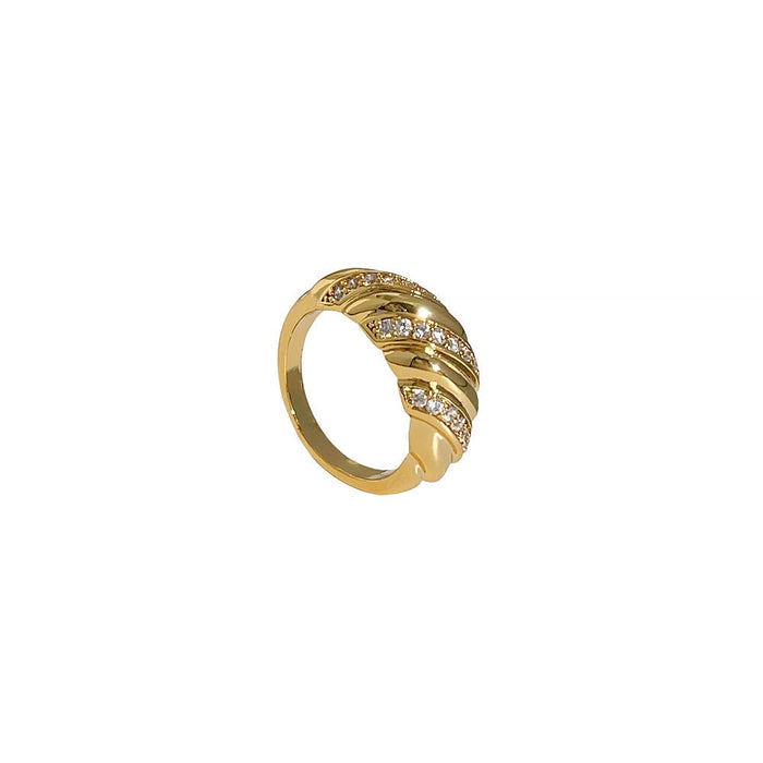 Wholesale 18K gold-plated copper ring JDC-RS-Linh001 Rings 麟凰 6 6 Wholesale Jewelry JoyasDeChina Joyas De China