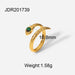 Wholesale 18K gold plated stainless steel ring JDC-RS-JD273 Rings 杰鼎 10 1 Wholesale Jewelry JoyasDeChina Joyas De China