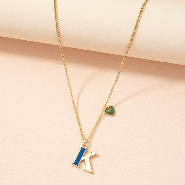 Bulk Jewelry Wholesale 2021 net red new simple fashion necklace collarbone chain JDC-NE-AYN010 Wholesale factory from China YIWU China