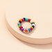Bulk Jewelry Wholesale 2021 new fashion acrylic resin ring JDC-RS-AYN003 Wholesale factory from China YIWU China