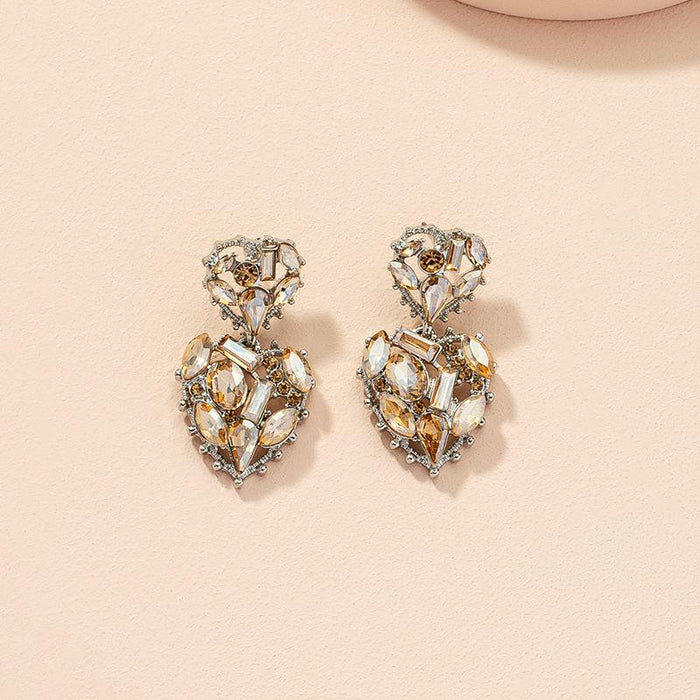 Bulk Jewelry Wholesale 2021 new fashion Diamond Earrings JDC-ES-AYN003 Wholesale factory from China YIWU China
